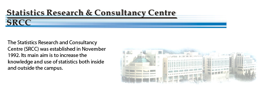 The Statistics Research and Consultancy Centre (SRCC) 
